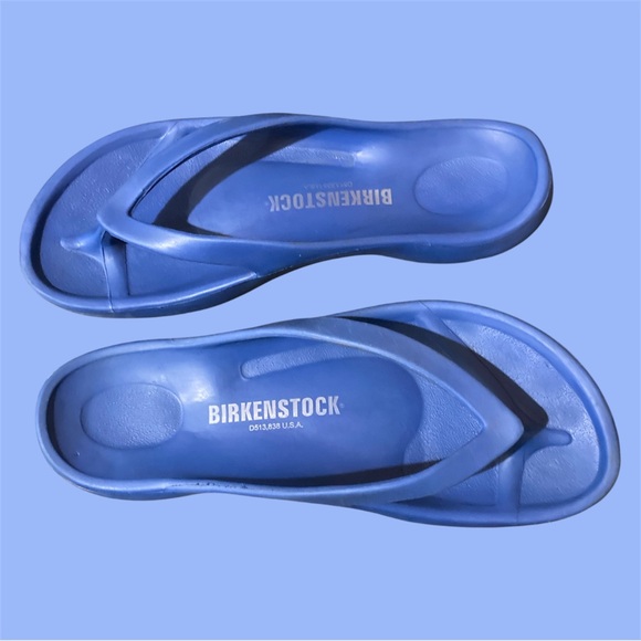 Birkenstock Arizona EVA sandals in Blue Size 8 EUC - Picture 4 of 9